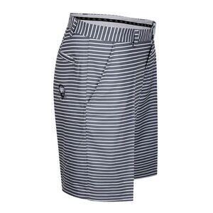 Tattoo Golf Gray White Striped OB ProCool Performance Golf Shorts